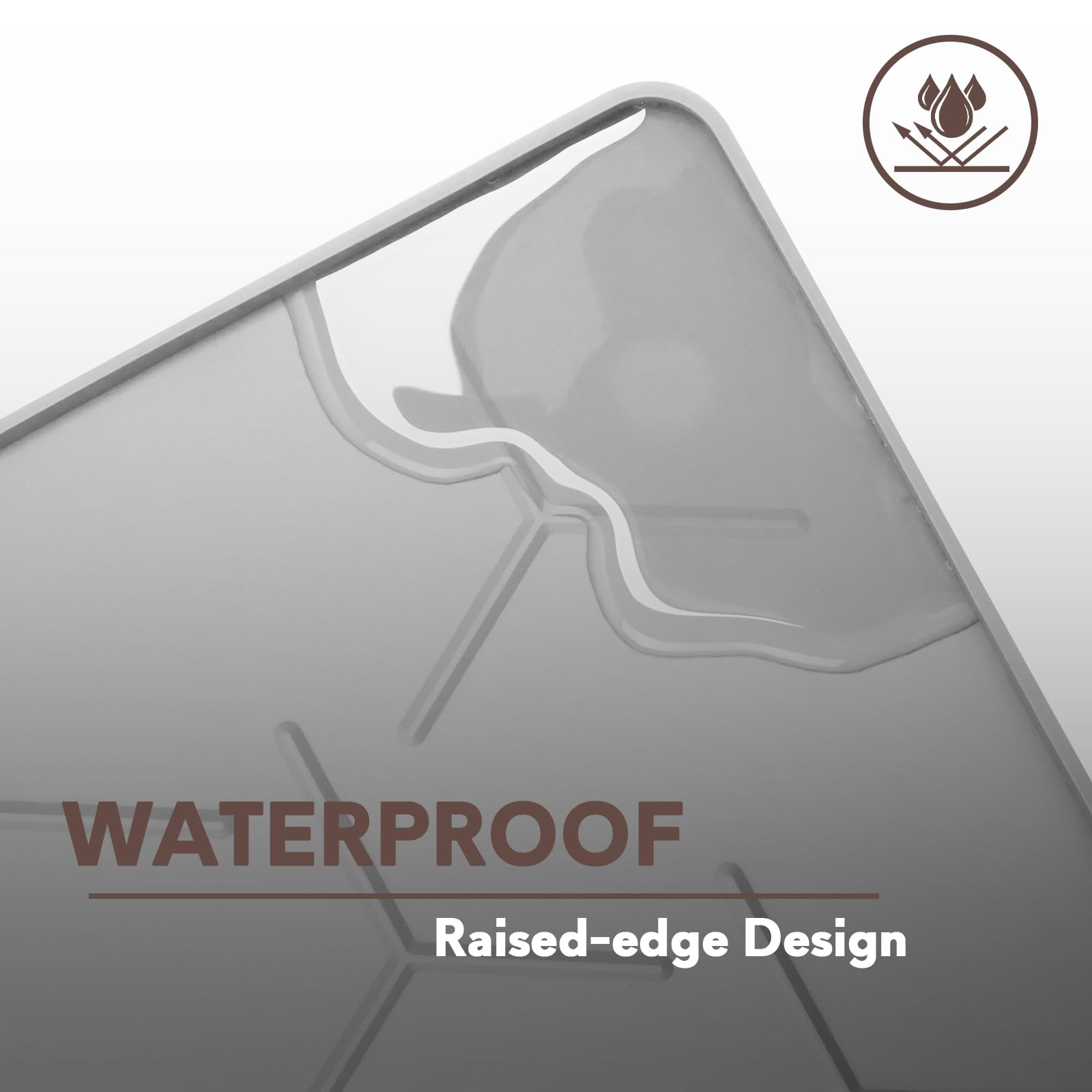 Garoopion cat litter mat floor-protection image showing waterproof, easy-to-clean surface.