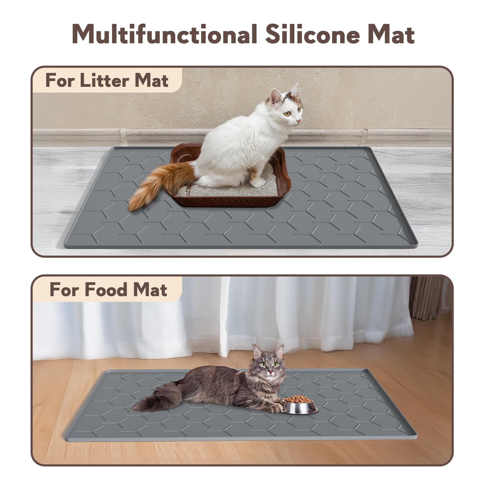 Garoopion silicone mat doubles as a feeding mat for meals