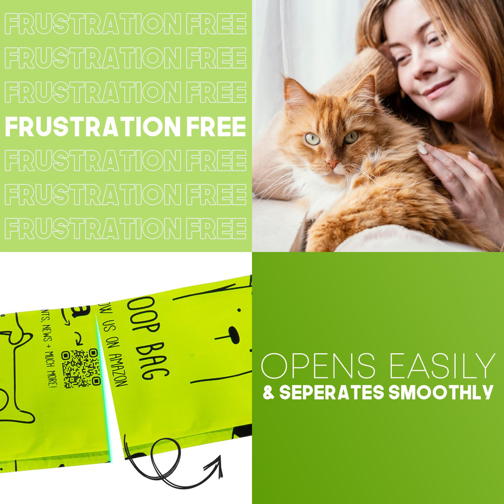 G.A.S cat waste bags 18 micron thick emphasize durability and mess containment.