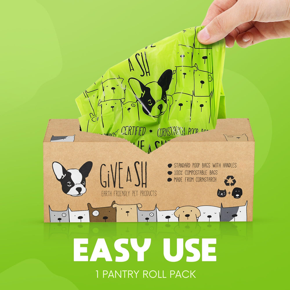 G.A.S dog poop bags pantry roll for convenient home storage
