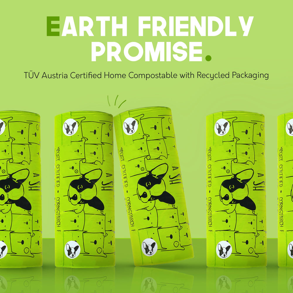 G.A.S dog poop bags with handles for secure pickup
