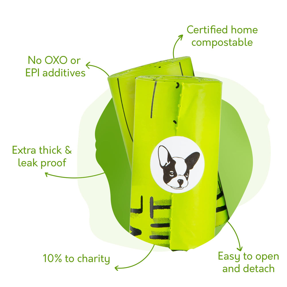 G.A.S odorless leakproof-dog-bags keep walks cleaner and less messy.