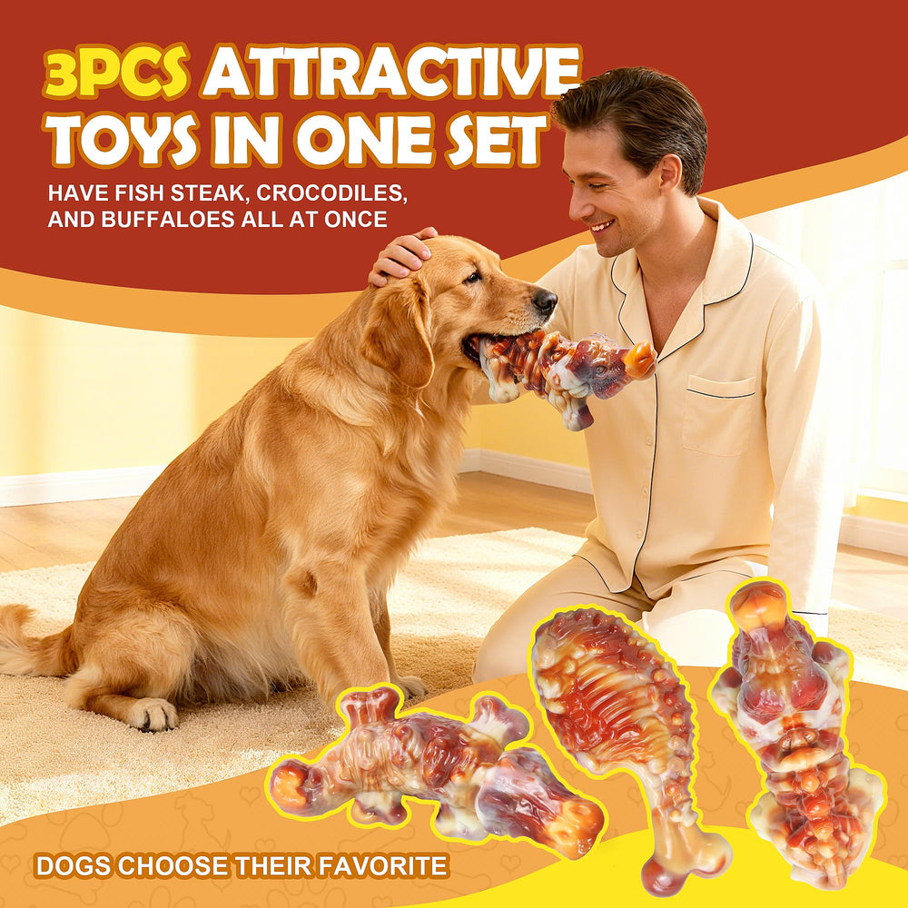 GASAPET buffalo chew toy for long-lasting chew sessions