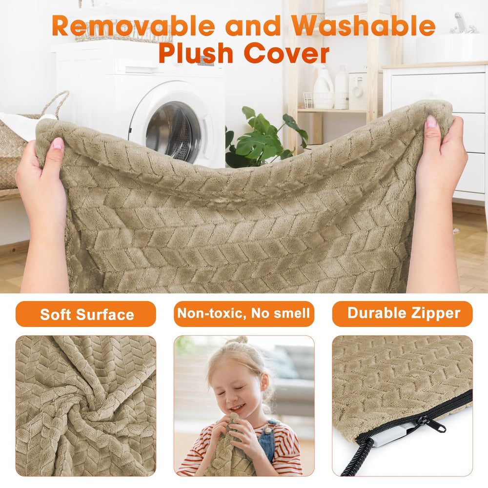 GASUR heated cat bed thermostat control enables customized warmth