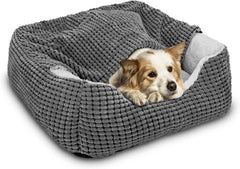 GASUR dog bed cave hooded design provides cozy retreat for restful sleep