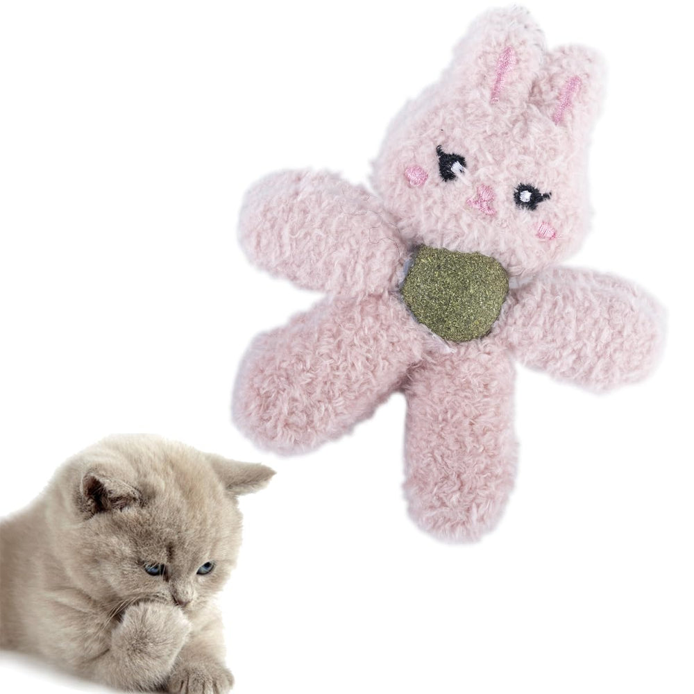 Gavpepy catnip toy soft plush for interactive play and teething relief.