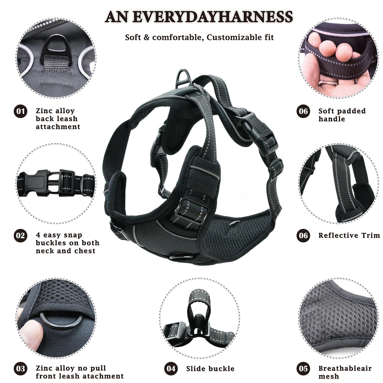 Gavpepy reflective straps increase visibility for safer night walks.