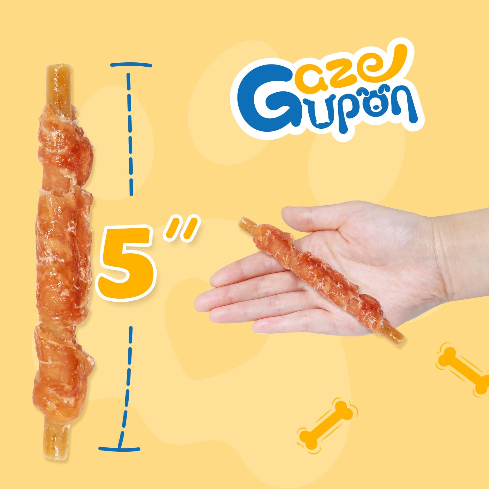 Gazeupon dog chews shown in action ideal for training rewards