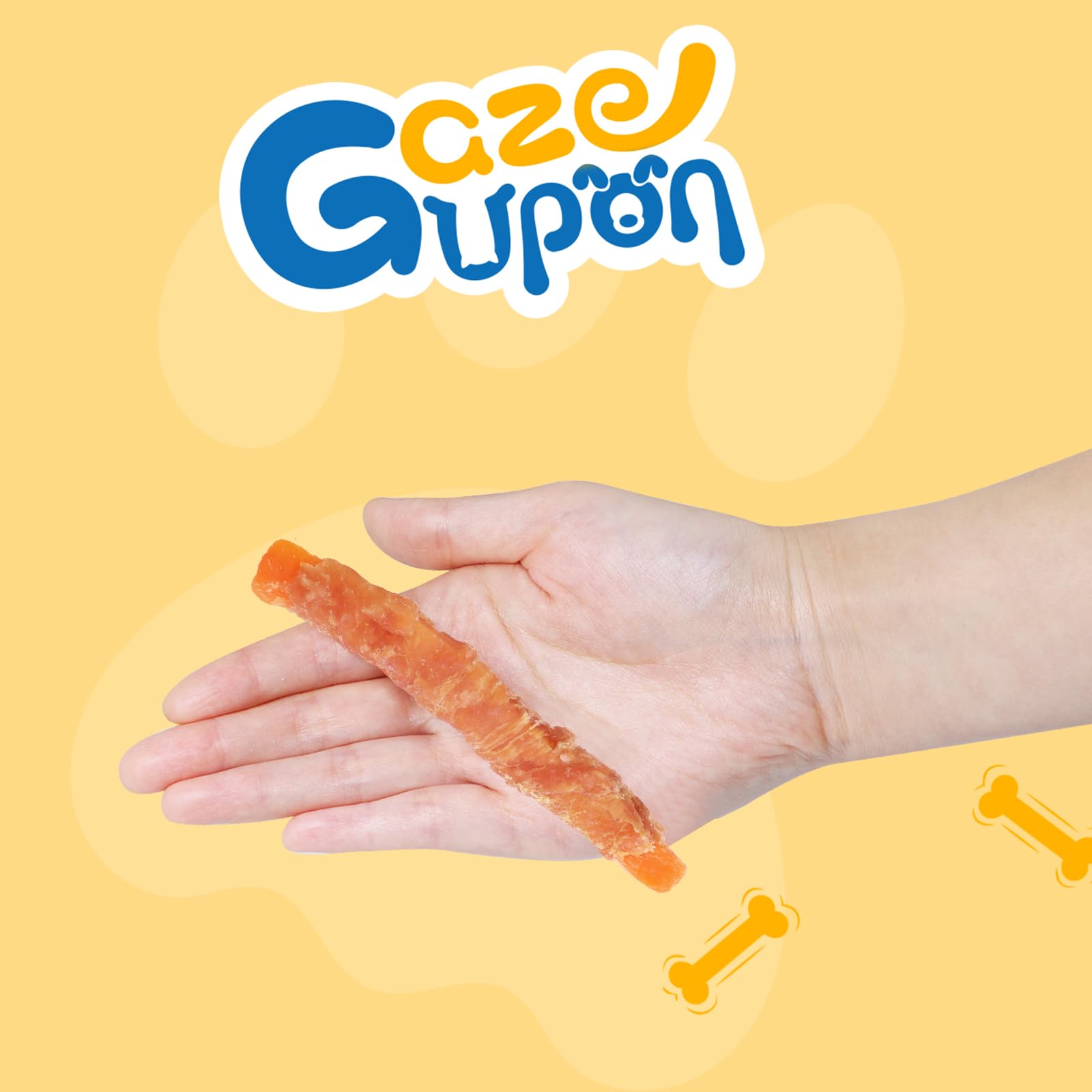 Gazeupon dog treats include glucosamine and chondroitin as joint-support ingredients.