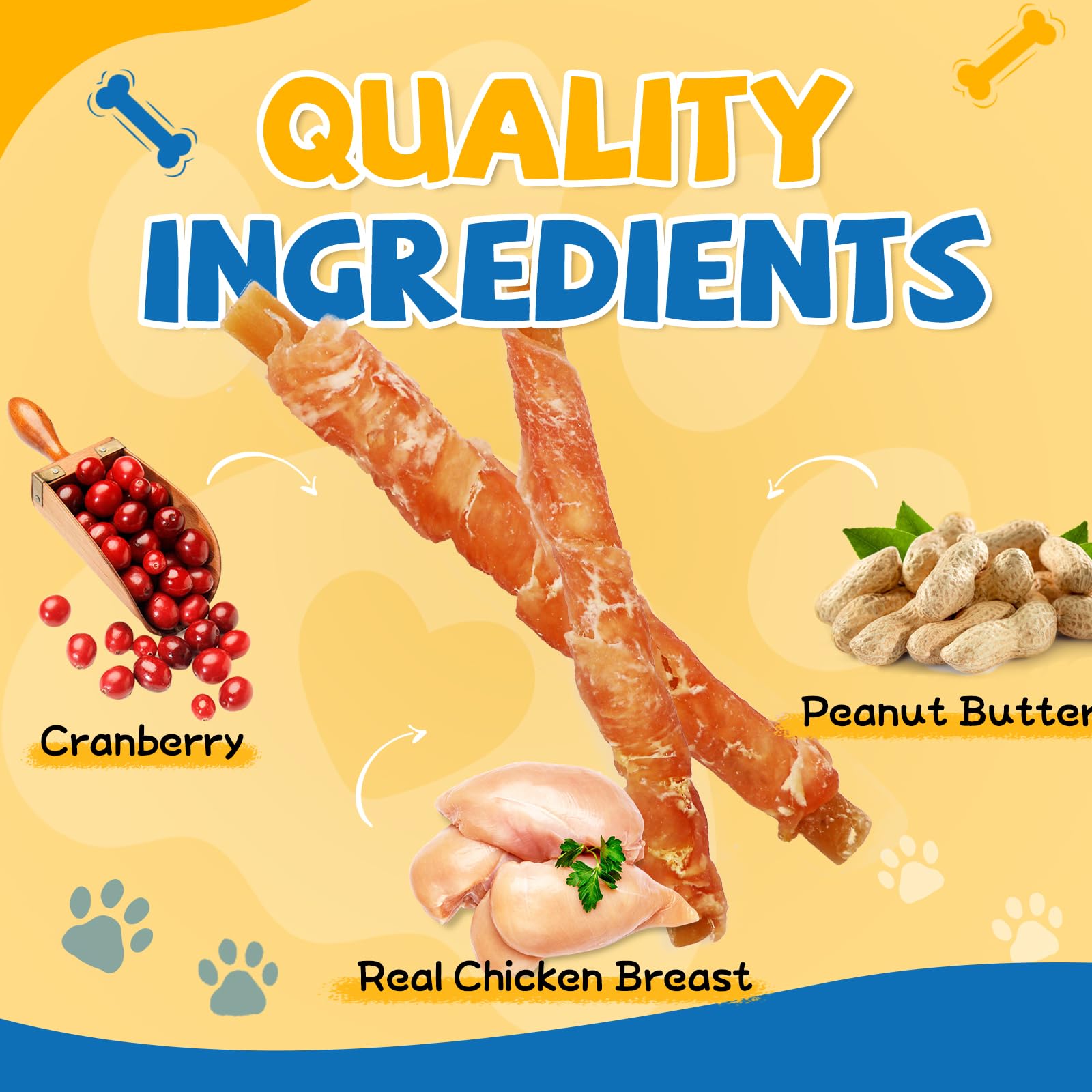Gazeupon peanut butter treats with cranberries close-up highlighting natural ingredients and urinary health support