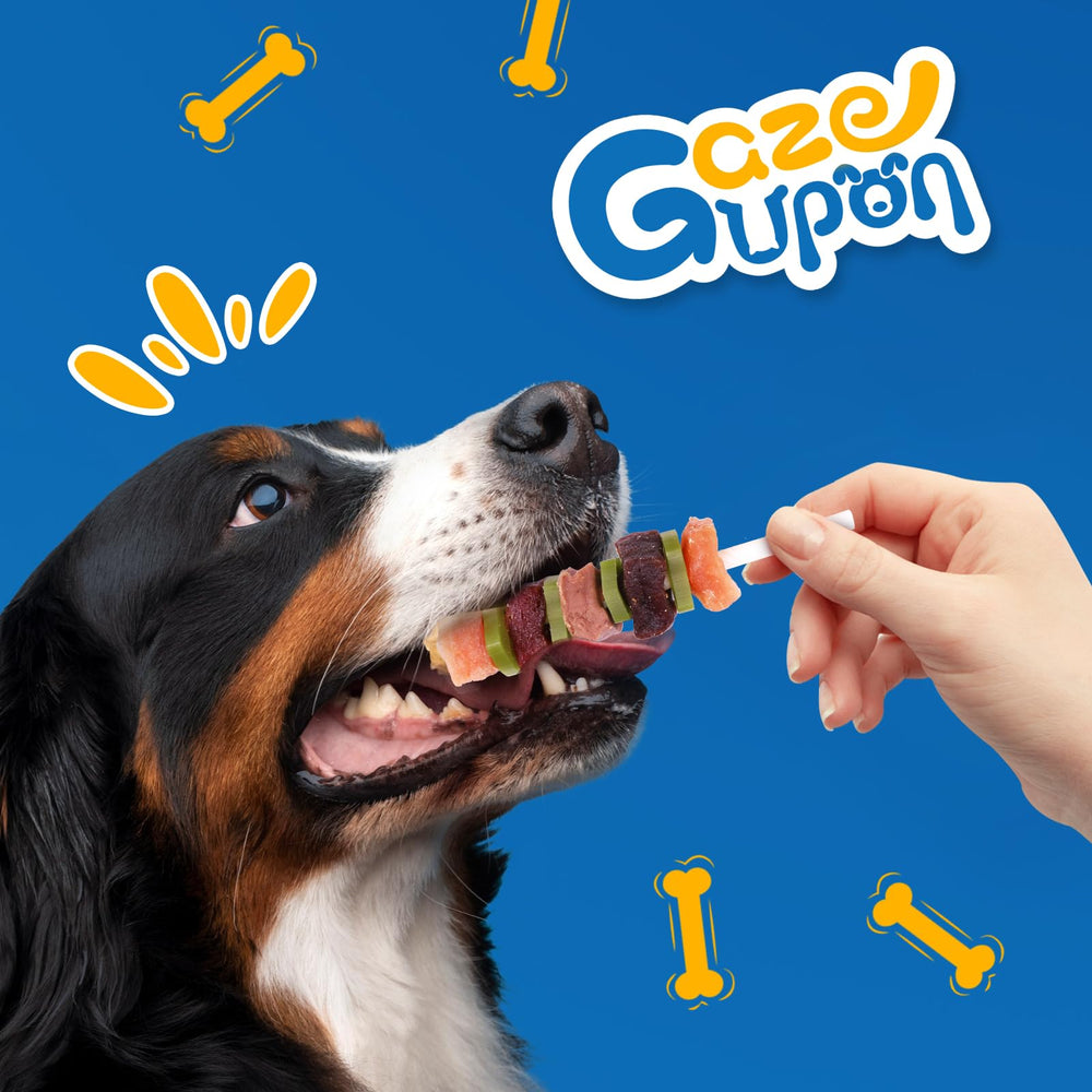 Gazeupon dog treats real rabbit ingredients—alternative protein choice for dogs