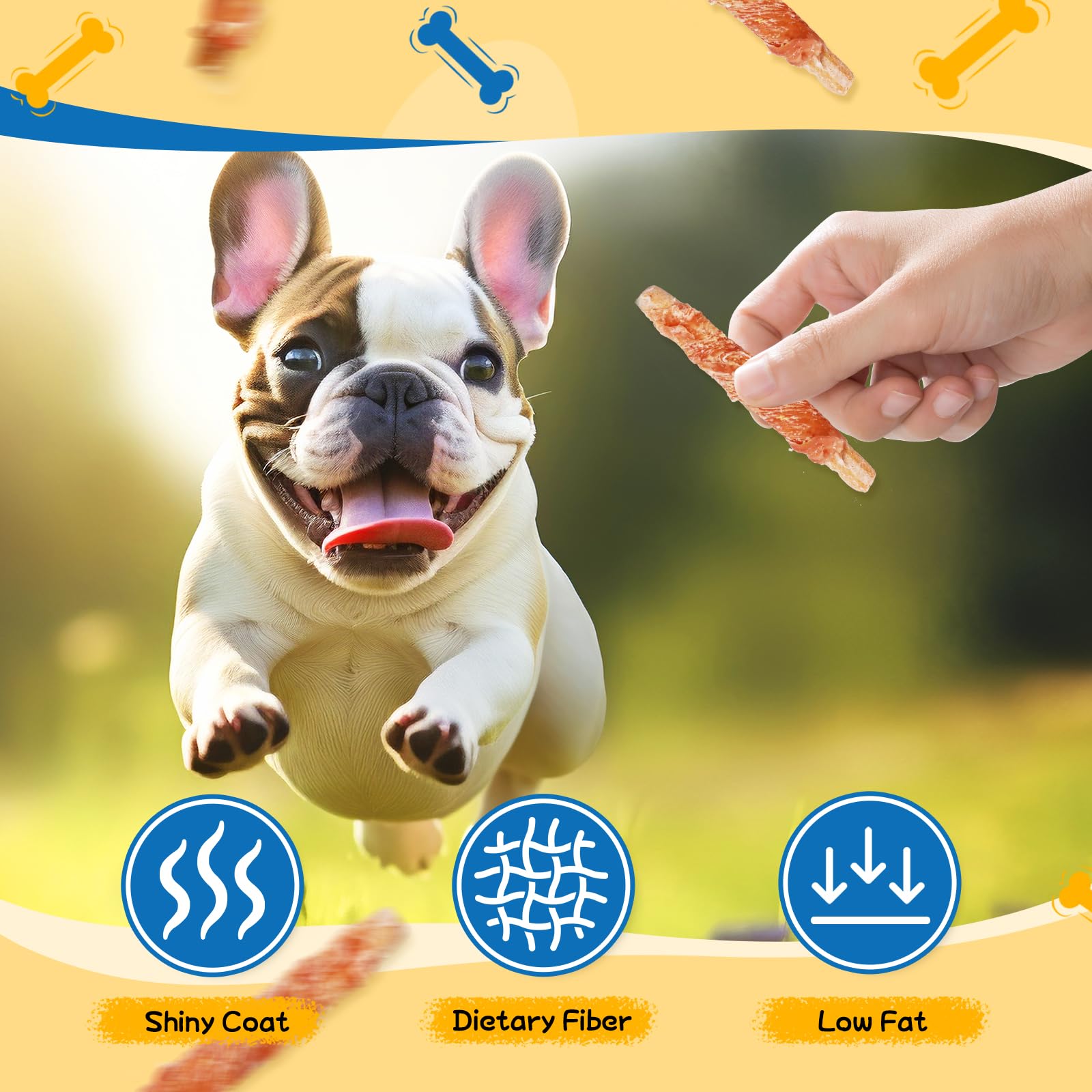 Gazeupon dog treats training sticks shown for easy bite-sized rewards