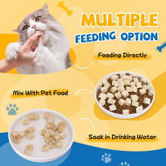 GazeUpon freeze-dried chicken rewards used for training or calm bonding sessions.