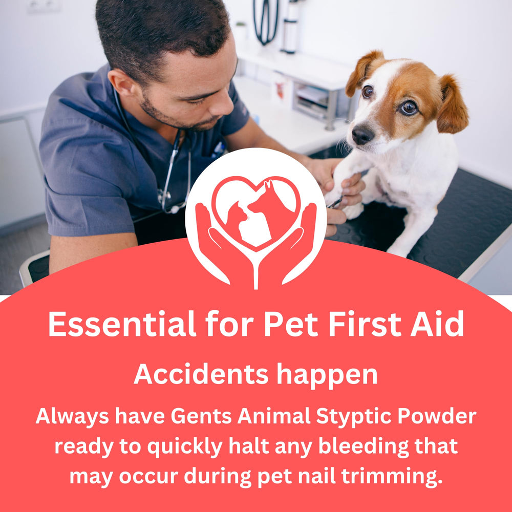 G.B.S Styptic Powder nail-bleed-application indicates rapid control of minor bleeds.