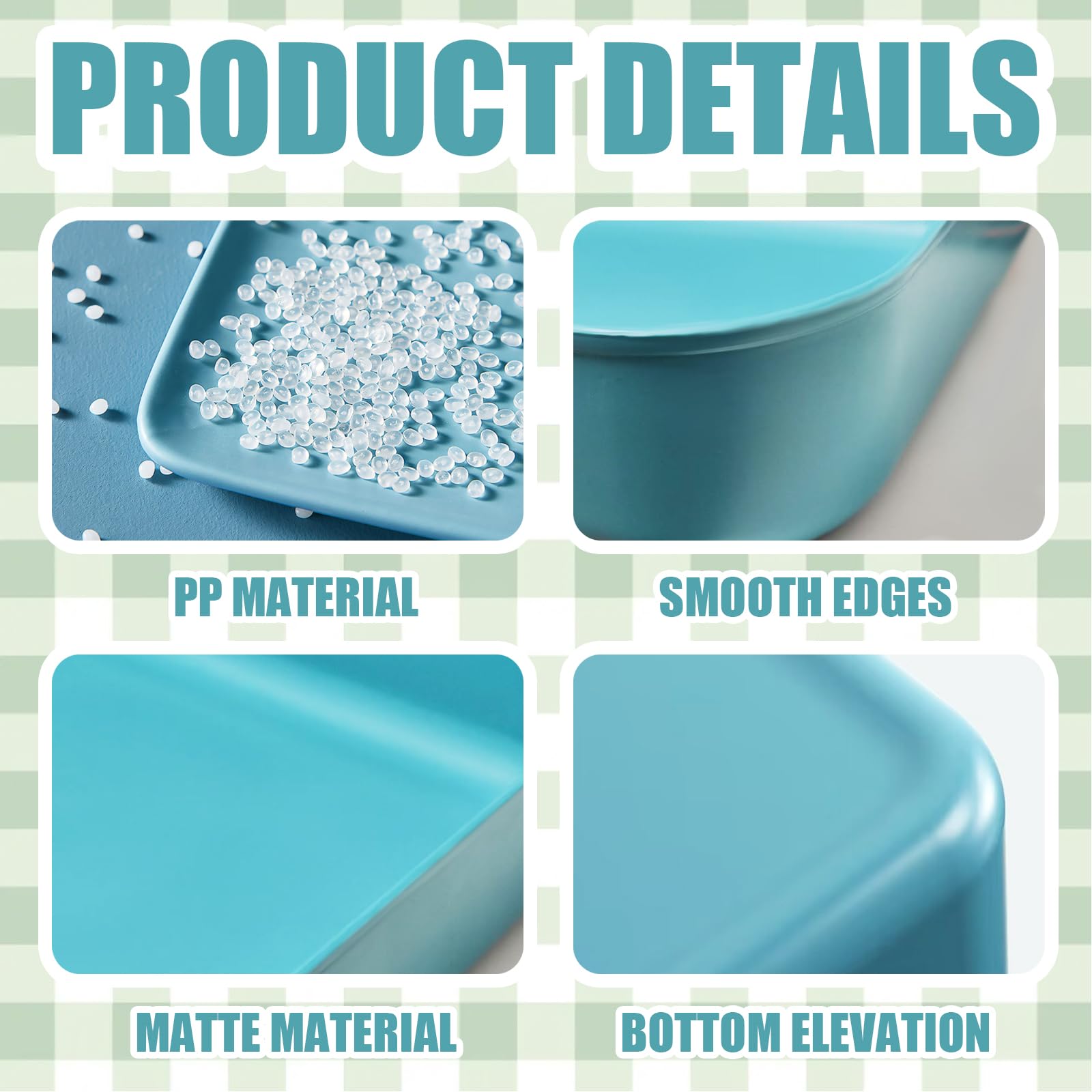 GCVOPTON small litter box color varieties displays five color options.