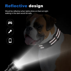 GDLKPS Reflective Martingale Collar heavy-duty hardware for durability.