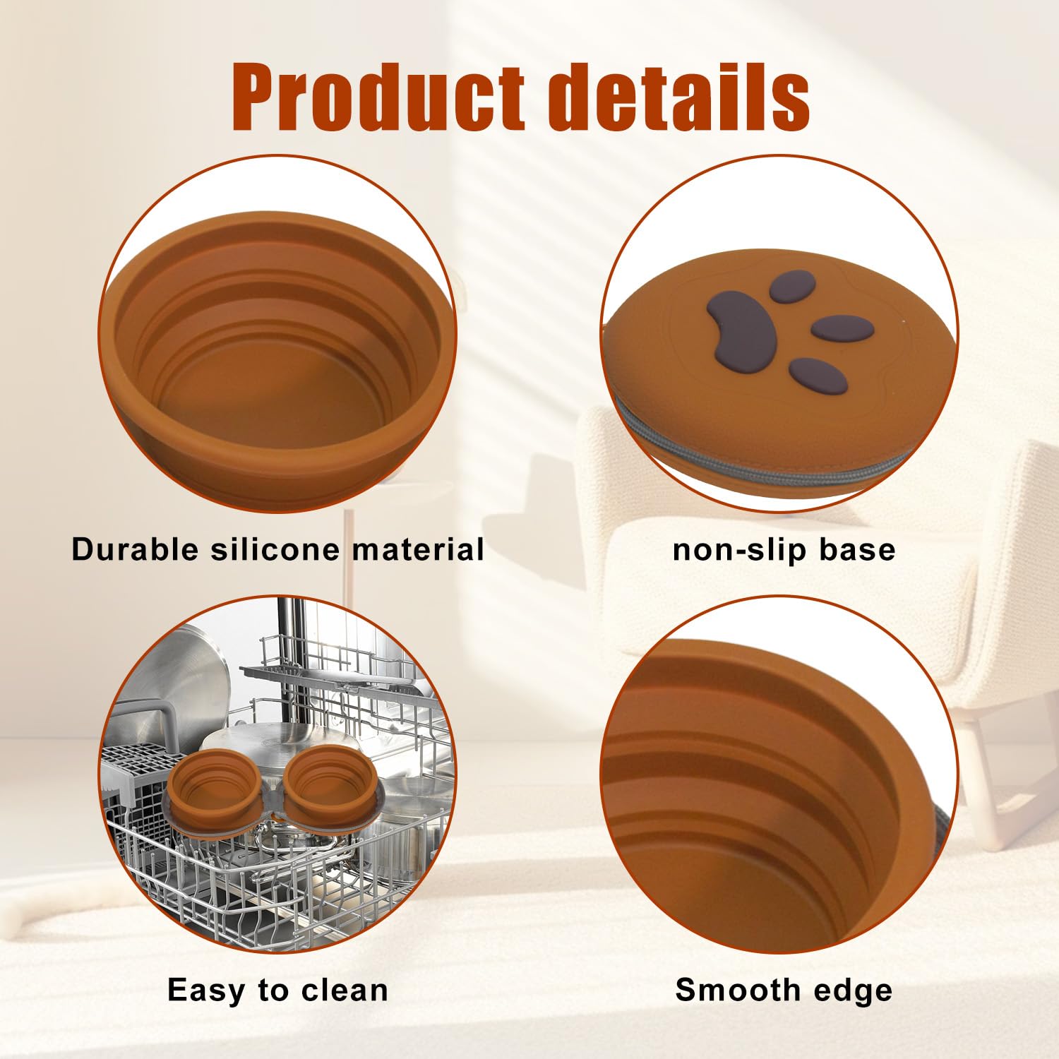 Gdsun dishwasher-safe surface cleans quickly after meals.