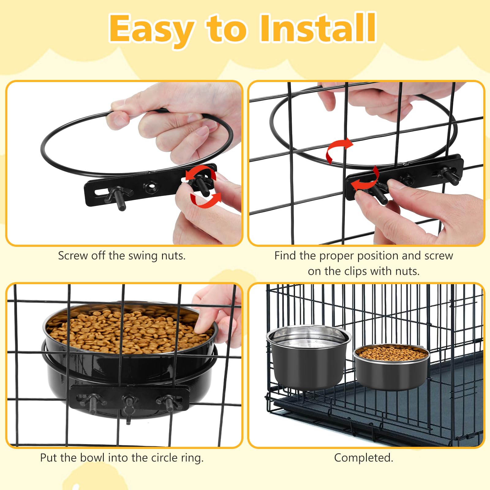GearRoot adjustable-height bowls help find comfortable feeding position