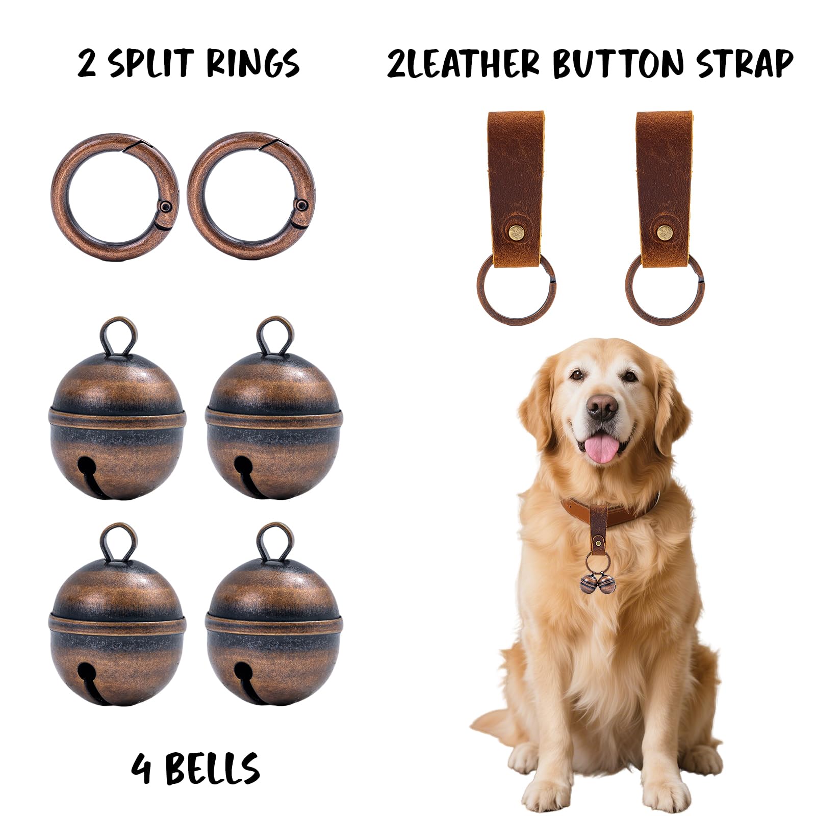 Geehouz dog-walking outdoor scene highlights bells providing audible safety during hikes.