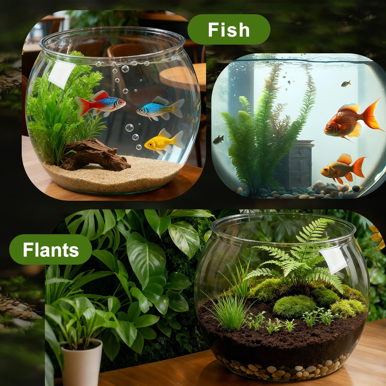 Geelin packaging image highlights ready-to-use 1 gallon bowl with clear material.