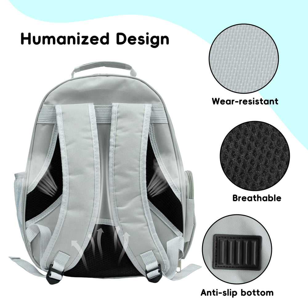 GeerDuo Cat Backpack detachable bottom mat allows easy cleaning.