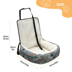 GeerDuo dog car seat safety buckle keeps pets secure.