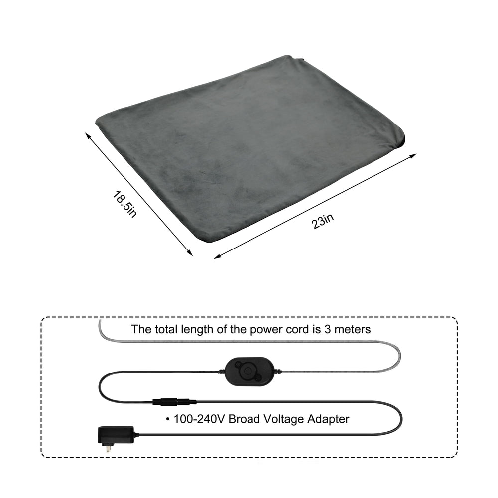 GeerDuo dog heating mat whelping use provides warmth for newborn and pregnant pets