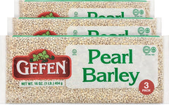 Gefen Pearl Barley 3-pack packaging on kitchen counter for convenient storage