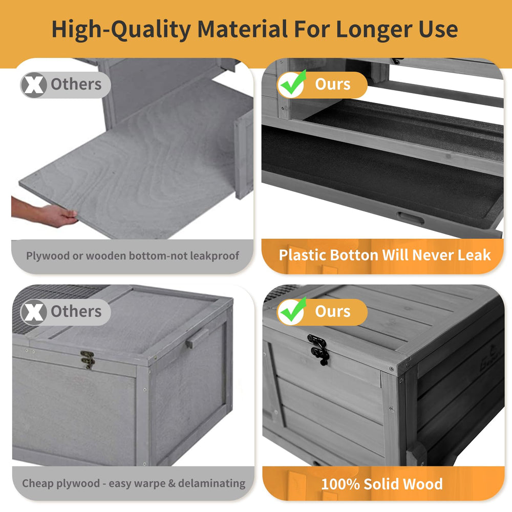 GEGURI Tortoise Habitat large three-sided window for monitoring and warmth.