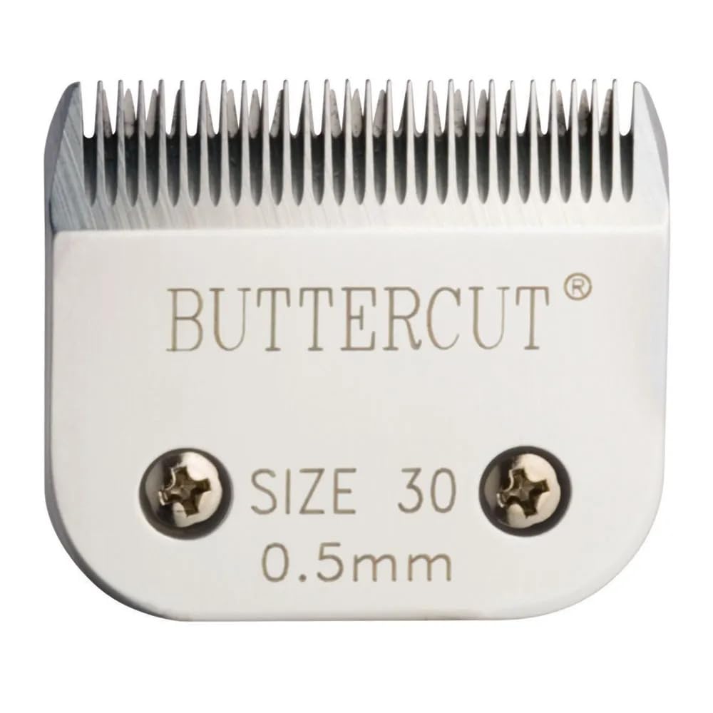 Geib Buttercut detachable blade size-30 close-up showing durable sharp edge for precise trims.