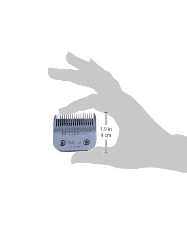 Geib Buttercut size-5F blade highlights 1/4 inch cut length for close trims.