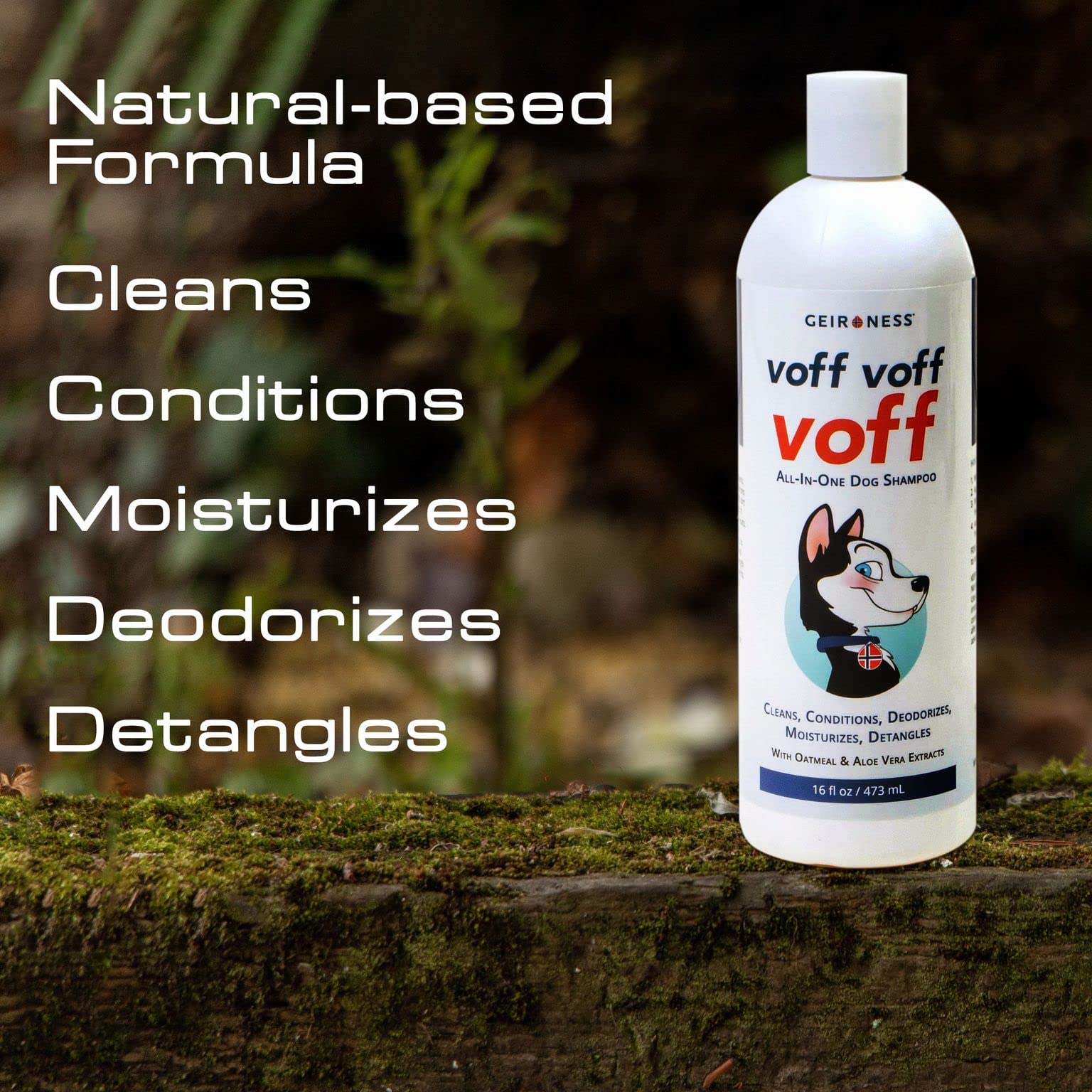 Geir Ness Voff Voff Voff after-wash coat looking shiny and soft.