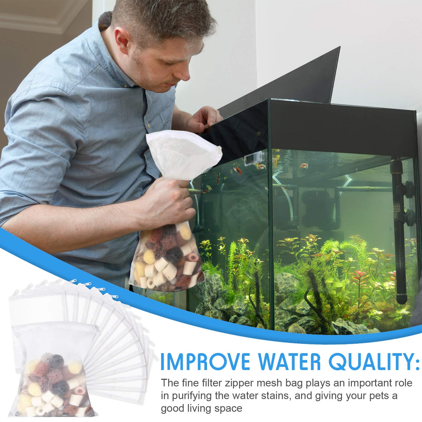 Geiserailie activated-carbon resin bags support cleaner water with versatile use