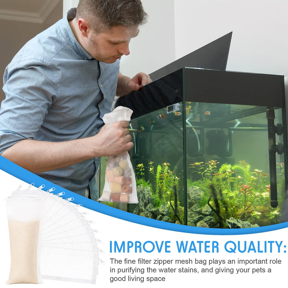 Geiserailie 15-piece set supports ongoing aquarium maintenance.