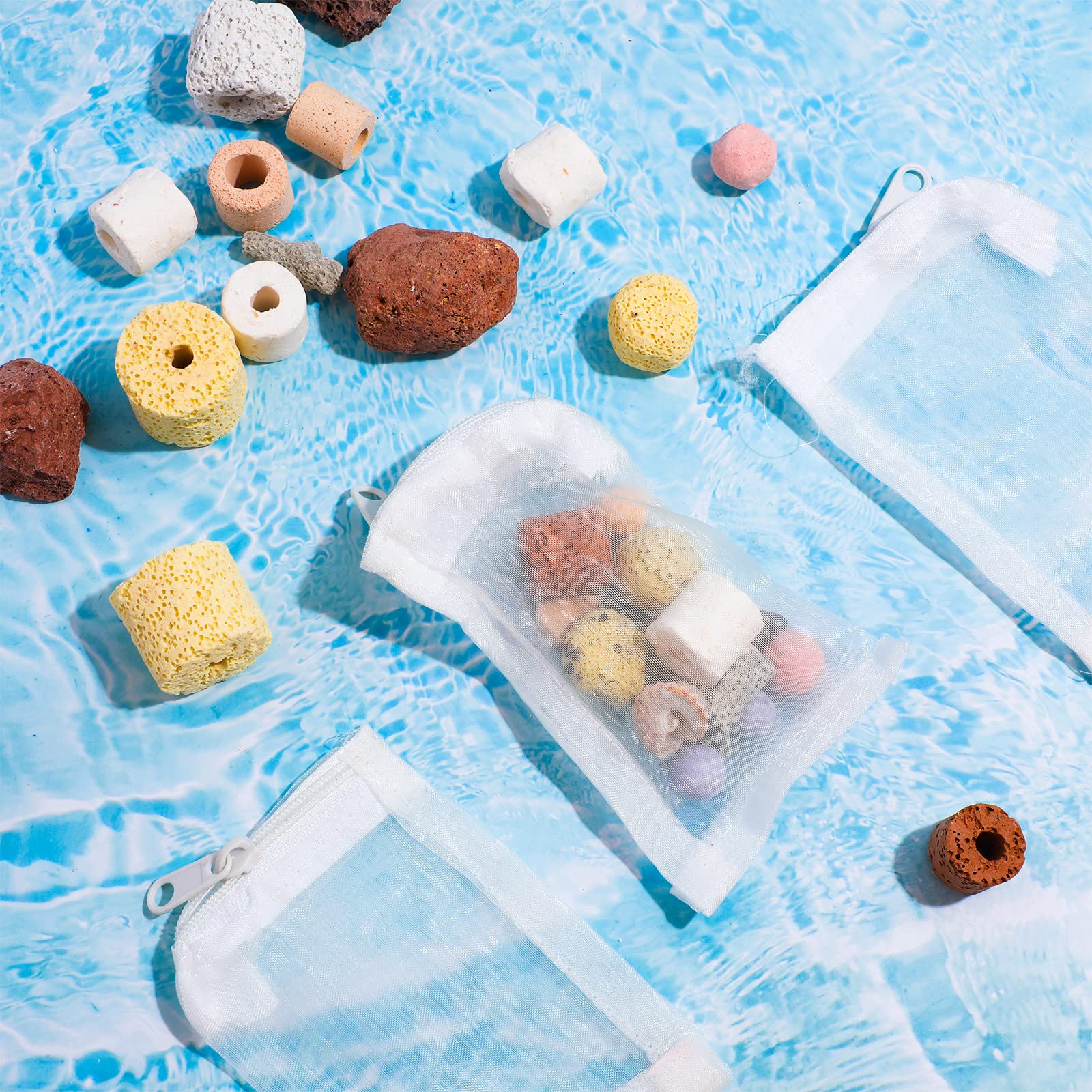 Geiserailie nylon bags mesh detail highlights durability for reusable filtration.