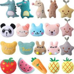 Gejoy catnip toys collection in colorful shapes for engaging indoor play.