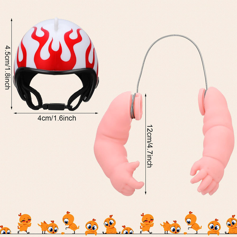Gejoy silicone chicken arms offer a lifelike look with adjustable wire fit