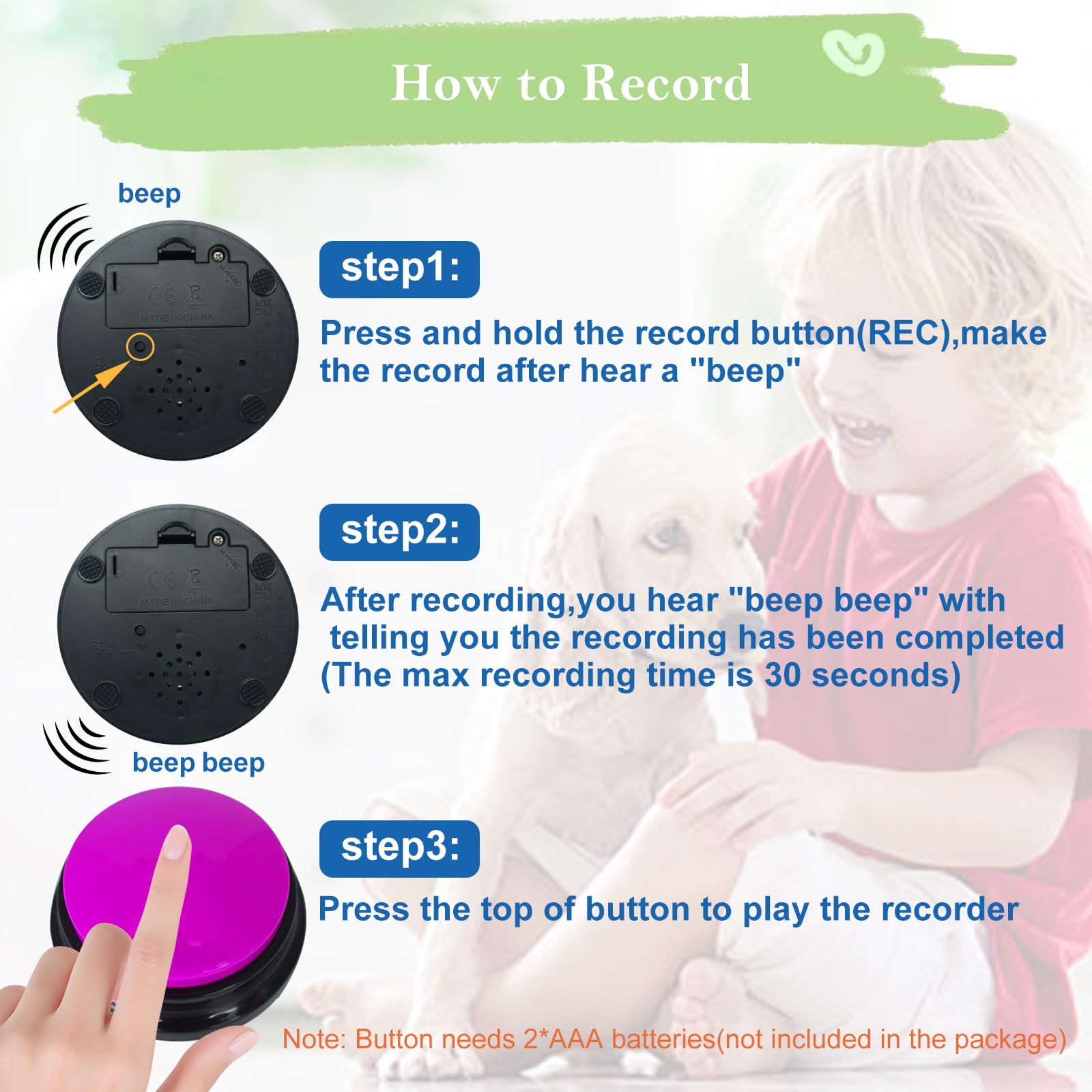Gelabur dog training session using sound cues.