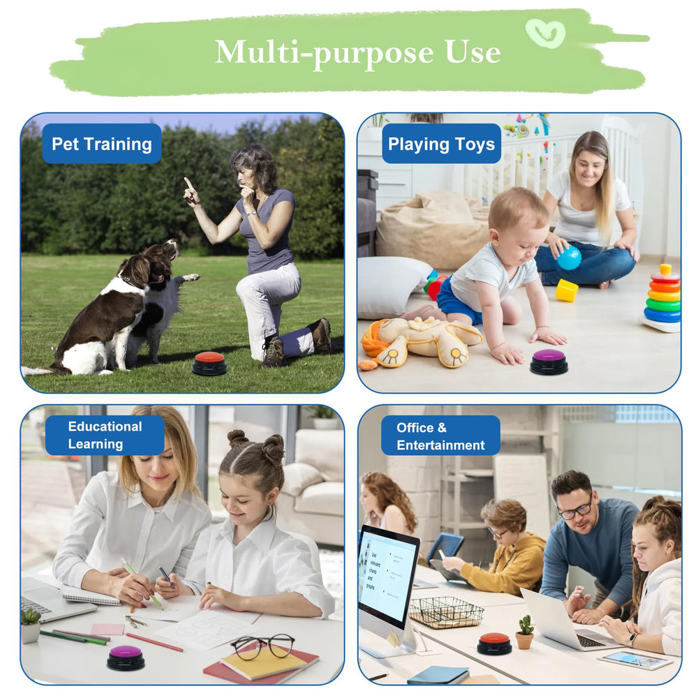 Gelabur durable, pet-safe materials in dog buttons.