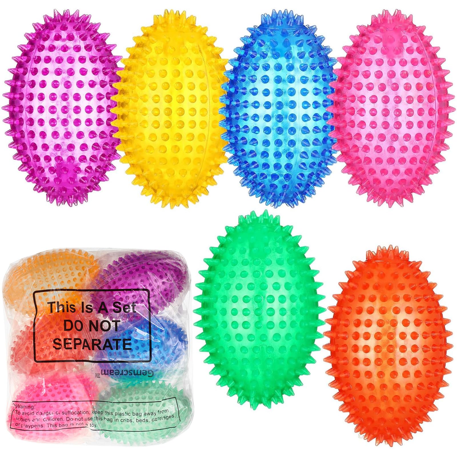 Gemscream squeaker toys on the field illustrating endless backyard play.
