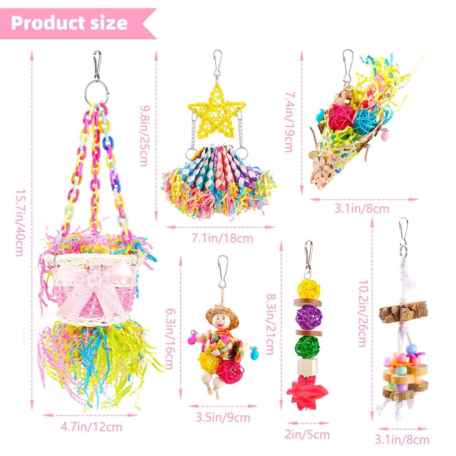 Generic Bird Toys climbing-ladder demonstrates active-climbing fun in cage