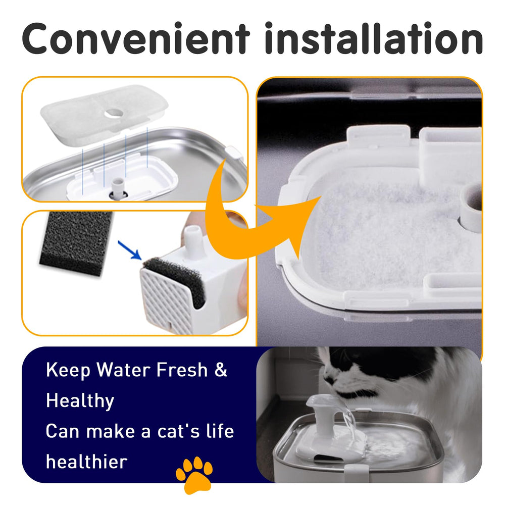 Generic built-in pump sponge supports steady water flow in fountain