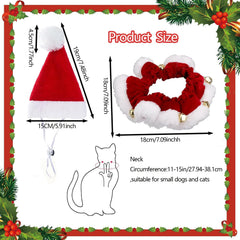 Generic cat Christmas collar with bell highlights holiday jingling charm