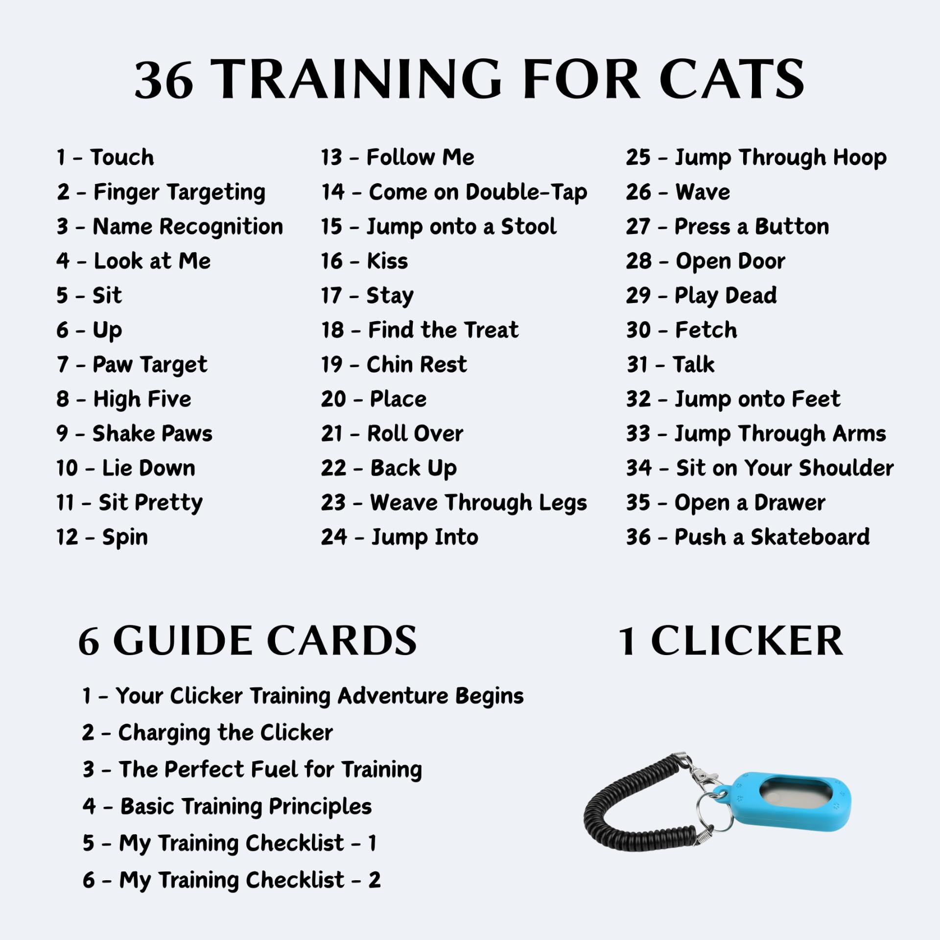 Generic Cat Clicker Training Kit progress chart highlights milestone tracking and progress visibility.
