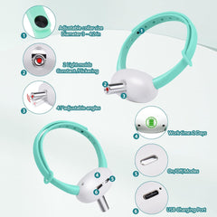 Generic cat laser collar angle adjustment showing projection distance control.