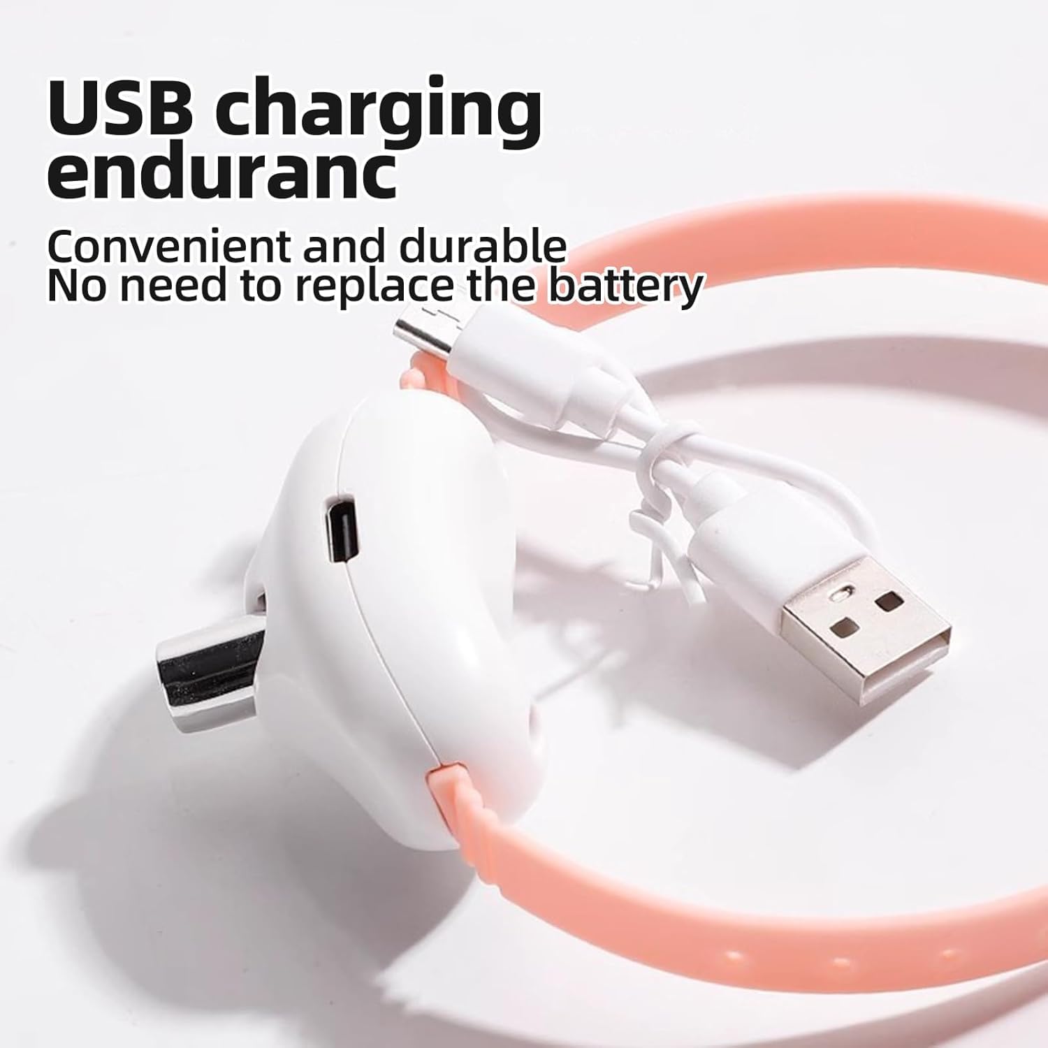 Generic cat laser collar LED light for engaging nighttime play sessions.