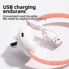 Generic cat laser collar LED light for engaging nighttime play sessions.