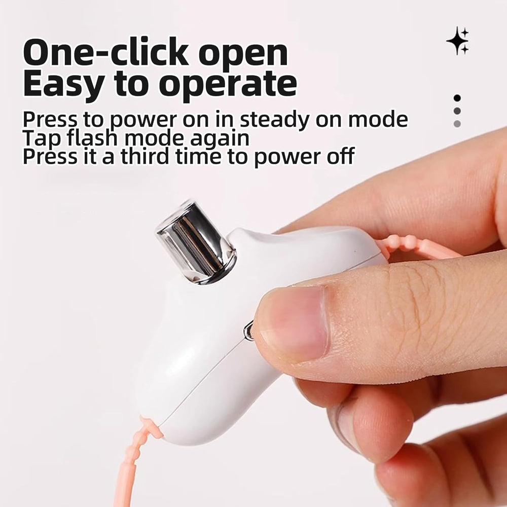 Generic cat laser collar USB charging with cable included.