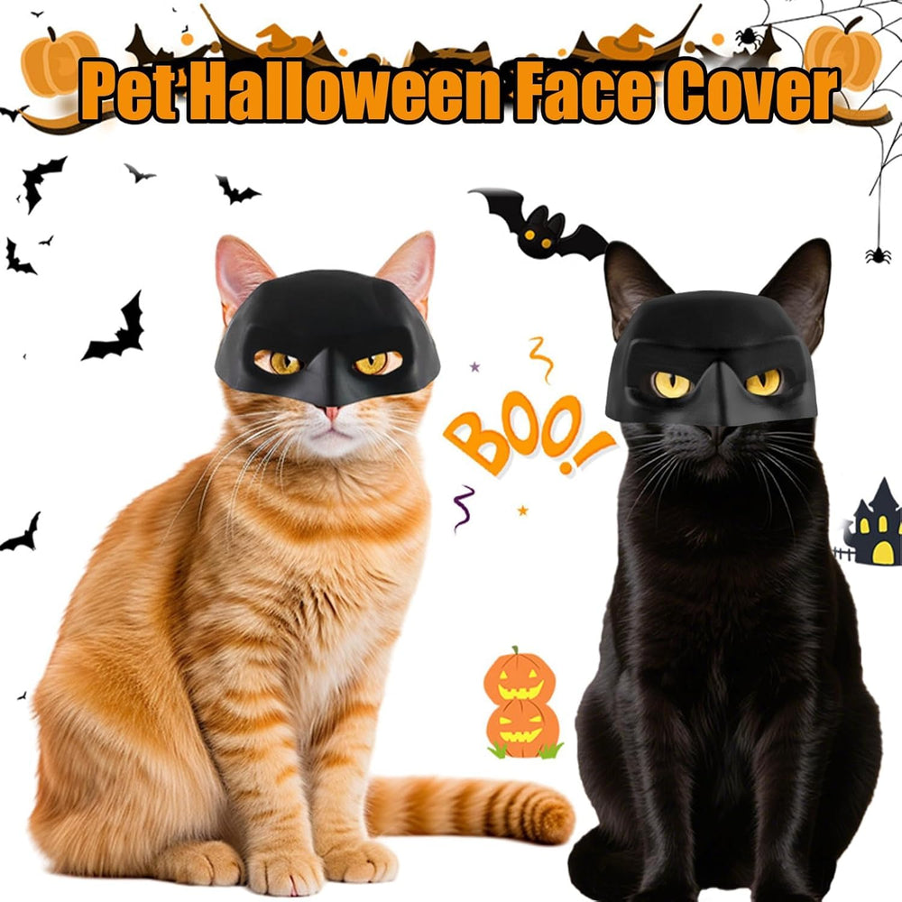 Generic Cat Mask Cosplay Halloween-party scene showing fun cat-costume setup