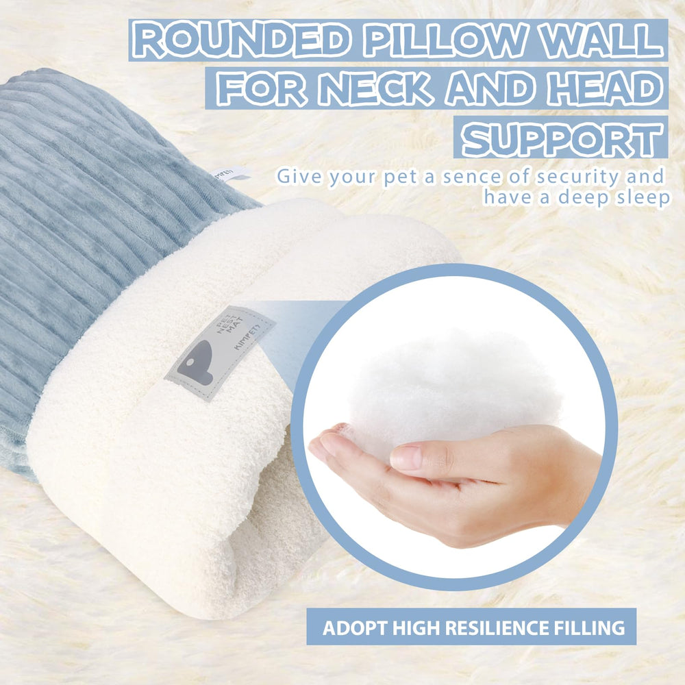 Generic Cat Sleeping Bag corduroy exterior plus fleece lining for insulation and durability.